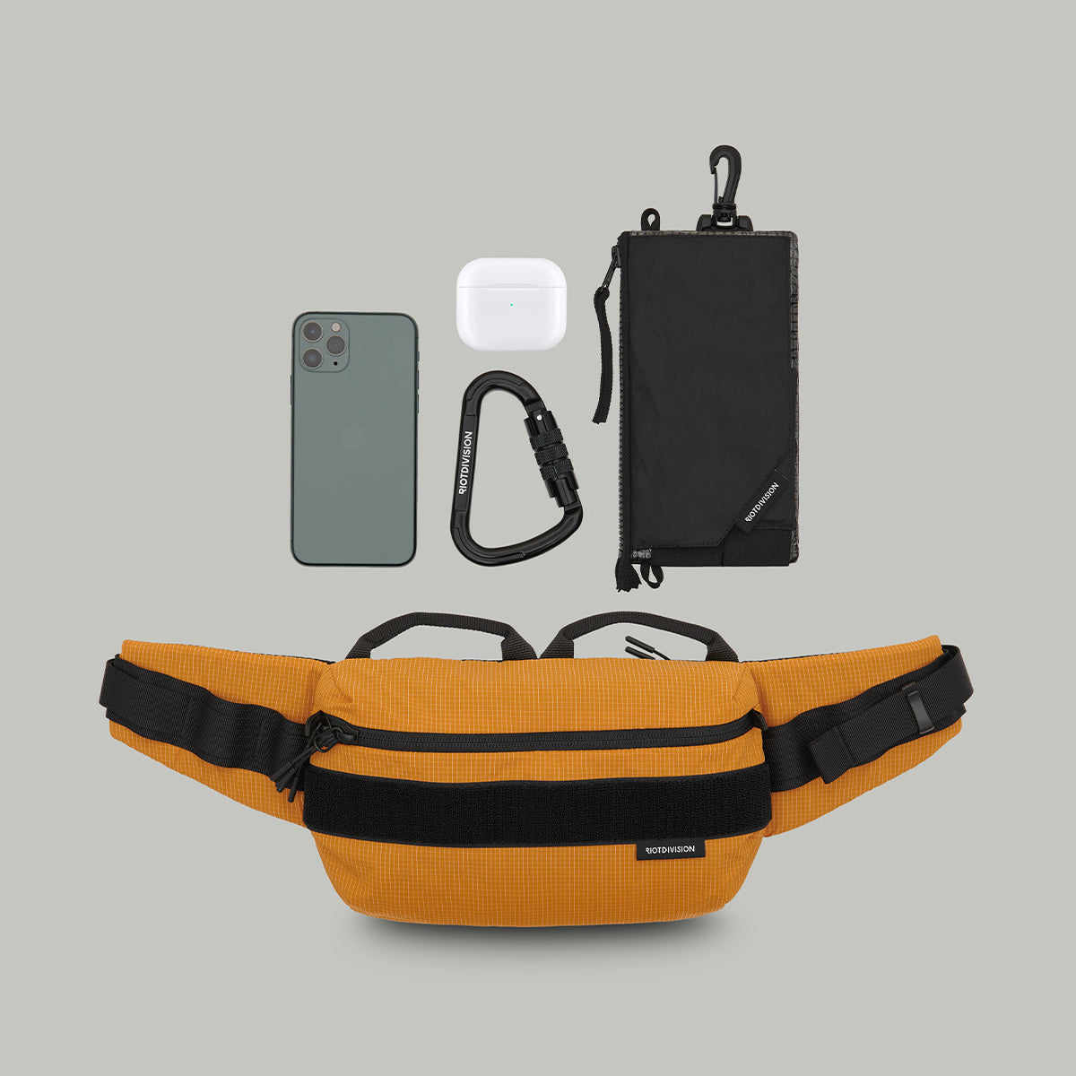 1 Cell Waist Bag RD-1CELLWB ORANGE | RIOT DIVISION