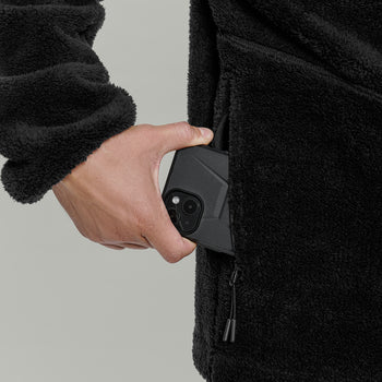 1ga Fleece Full Zip Sweatshirt Gen.1 RD-1GAFFZSS_GEN.1 BLACK