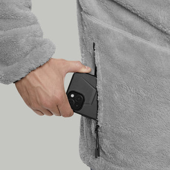 1ga Fleece Full Zip Sweatshirt Gen.1 RD-1GAFFZSS_GEN.1 GREY