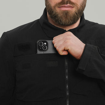 Field 2 Pockets Shirt Gen.1 RD-F2PS_GEN.1 BLACK