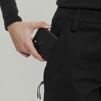 Civil Wide Cargo Cotton Pants Women Gen.2 RD-CWCCPW_GEN.2 BLACK