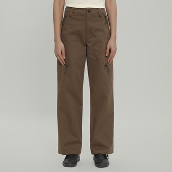 Civil Wide Cargo Cotton Pants Women Gen.2 RD-CWCCPW_GEN.2 BROWN