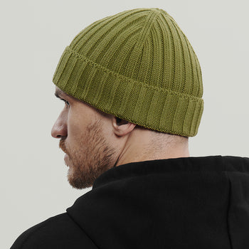 Merino Beanie Hat RD Logo RD-MRNBHRDL GREEN