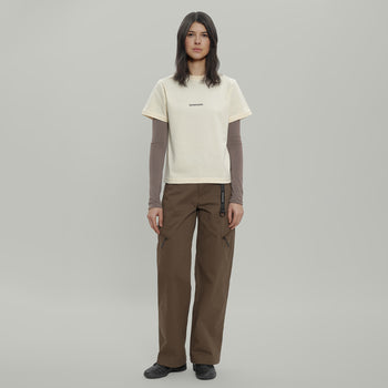 Civil Wide Cargo Cotton Pants Women Gen.2 RD-CWCCPW_GEN.2 BROWN