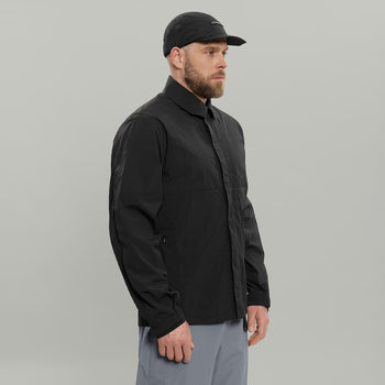Diagonal Chest Pocket Civil Shirt Gen.1 RD-DGNLCPCS_GEN.1 BLACK