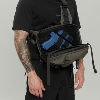 3CH0 2 Pockets Waist Bag Gen.1 RD-3CH02PWB_GEN.1 KHAKI