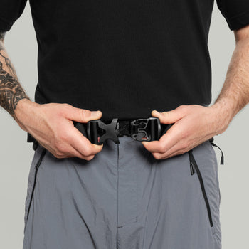 3CH0 2 Pockets Waist Bag Gen.1 RD-3CH02PWB_GEN.1 BLACK