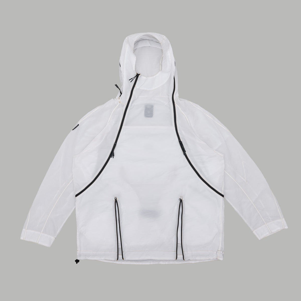 White on sale anorak windbreaker