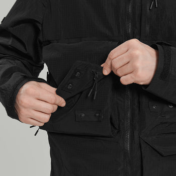 Multipockets Transformable Jacket Gen.1 RD-MLTPTJ_GEN.1 BLACK