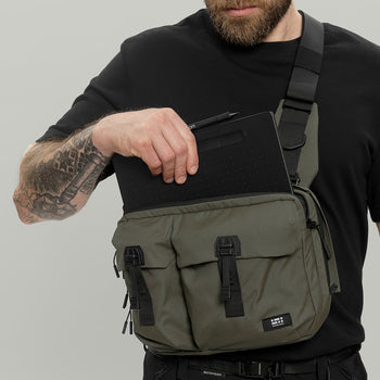3CH0 2 Pockets Waist Bag Gen.1 RD-3CH02PWB_GEN.1 KHAKI
