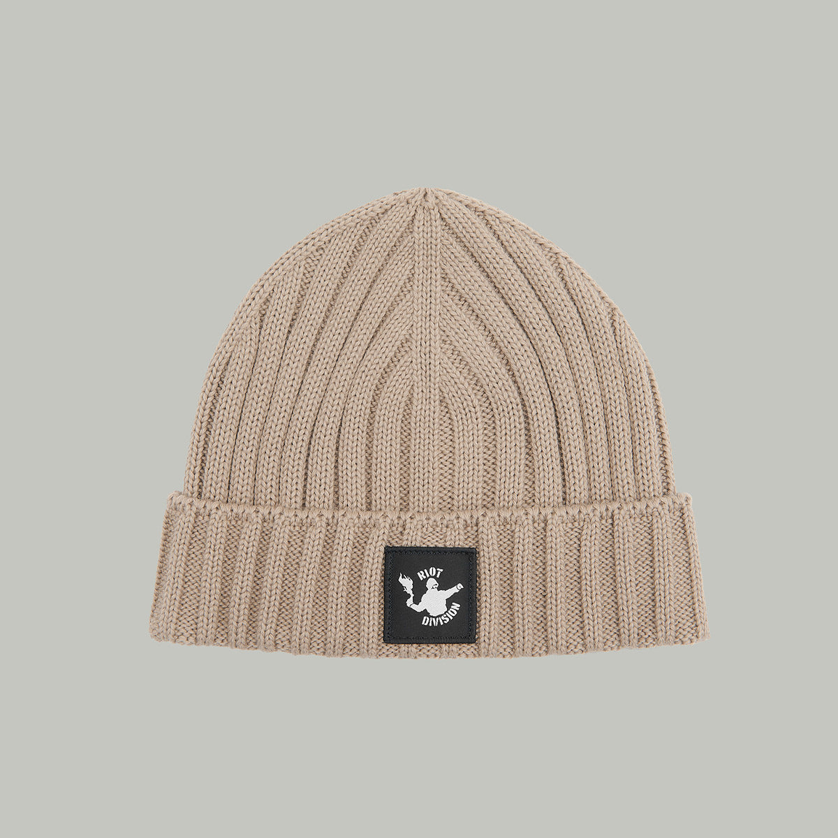 Merino Beanie Hat RD Logo RD-MRNBHRDL BEIGE
