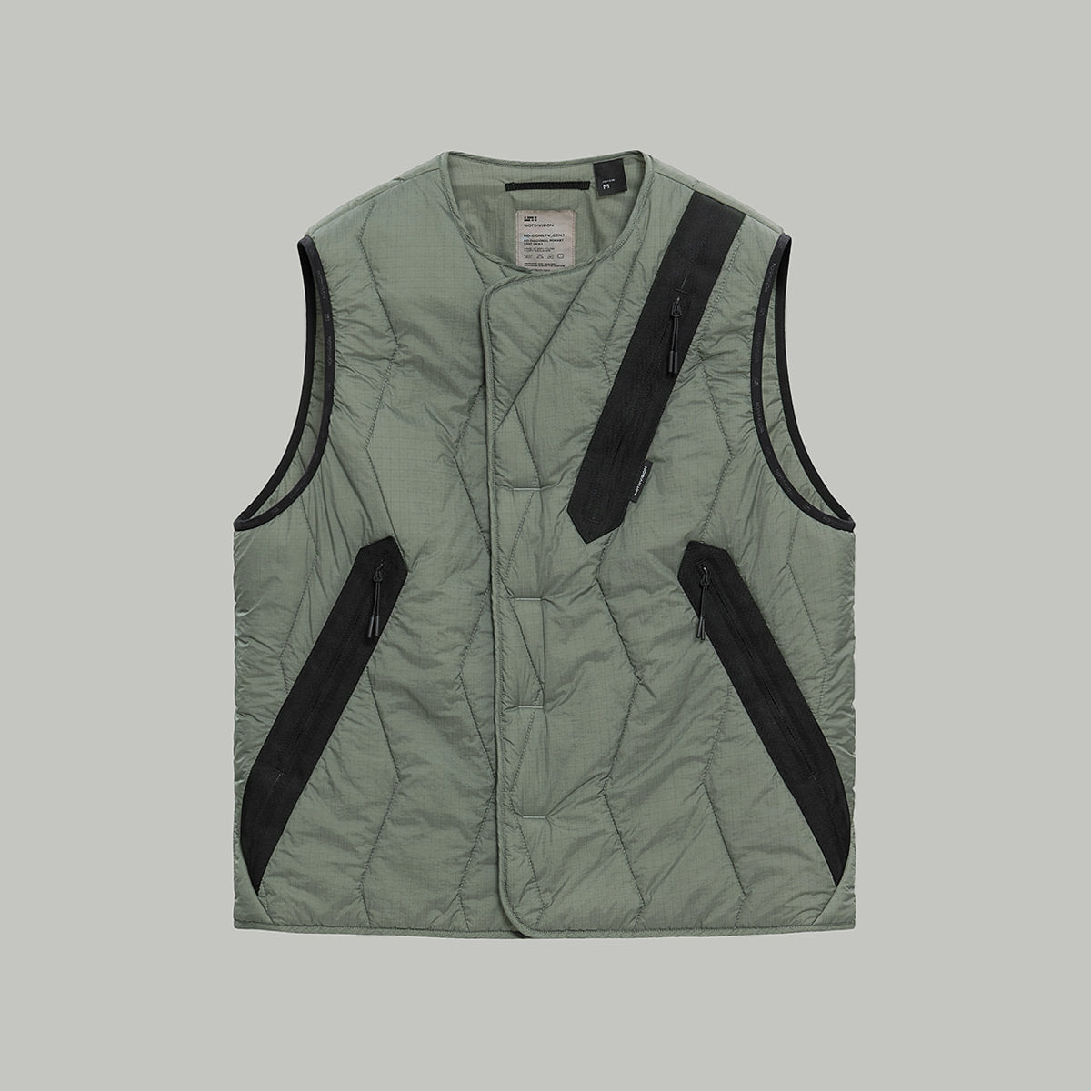 Diagonal Pocket Vest Gen.1 RD-DGNLPV_GEN.1 (FW25) GREY