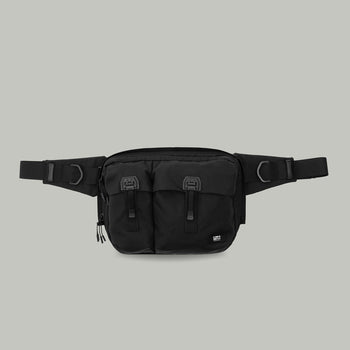 3CH0 2 Pockets Waist Bag Gen.1 RD-3CH02PWB_GEN.1 BLACK
