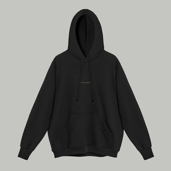 Linecut Logo Hoodie RD-LLH BLACK