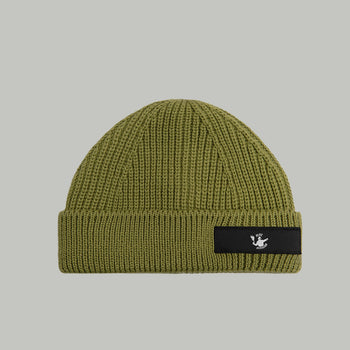 Merino Short Beanie Hat RD Logo RD-MRNSBHRDL GREEN
