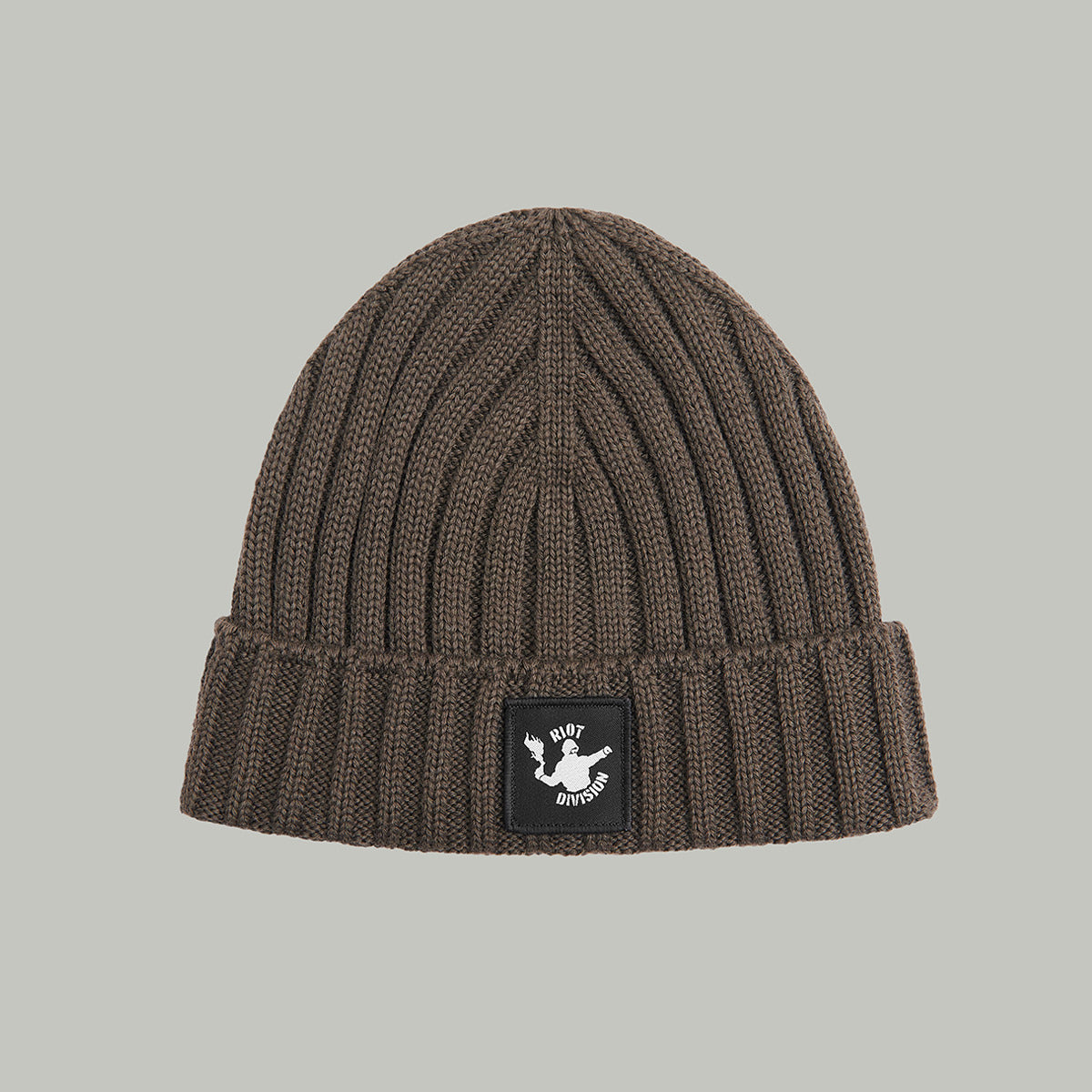 Merino Beanie Hat RD Logo RD-MRNBHRDL KHAKI