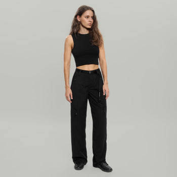 Civil Wide Cargo Pants Women Gen.2 RD-CWCPW_GEN.2 BLACK