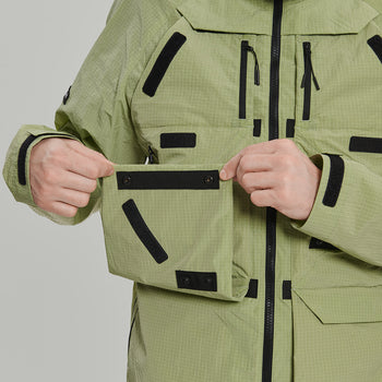 Multipockets Transformable Jacket Gen.1 RD-MLTPTJ_GEN.1 GREEN
