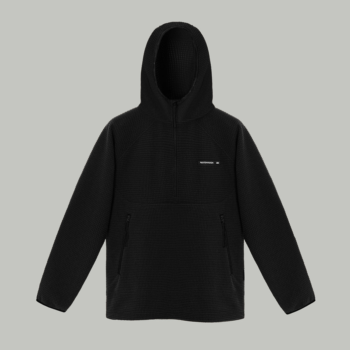 Half Zip Fleece Hoodie Gen.2 RD-HZFH_GEN.2 BLACK