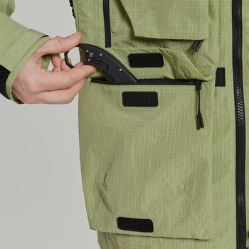 Multipockets Transformable Jacket Gen.1 RD-MLTPTJ_GEN.1 GREEN
