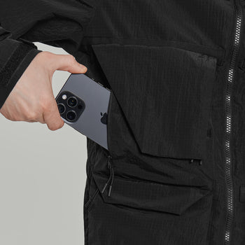 Multipockets Transformable Jacket Gen.1 RD-MLTPTJ_GEN.1 BLACK