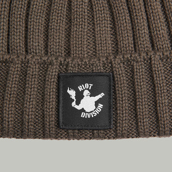 Merino Beanie Hat RD Logo RD-MRNBHRDL KHAKI