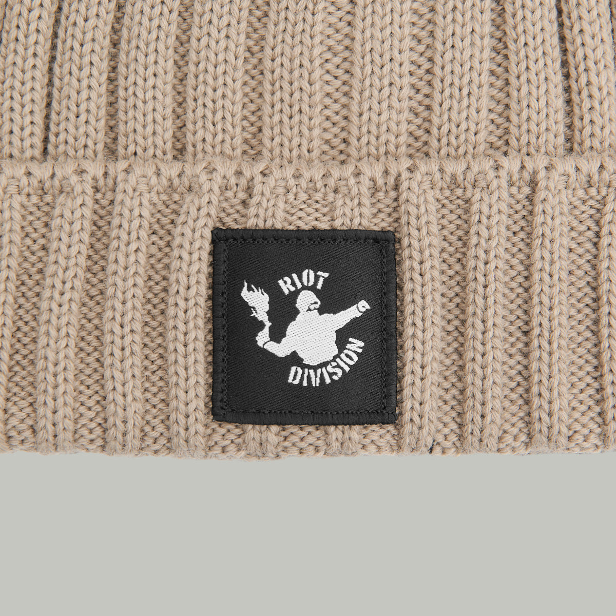 Merino Beanie Hat RD Logo RD-MRNBHRDL BEIGE