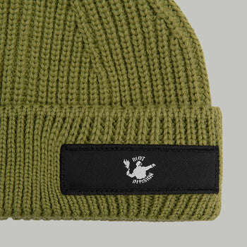 Merino Short Beanie Hat RD Logo RD-MRNSBHRDL GREEN