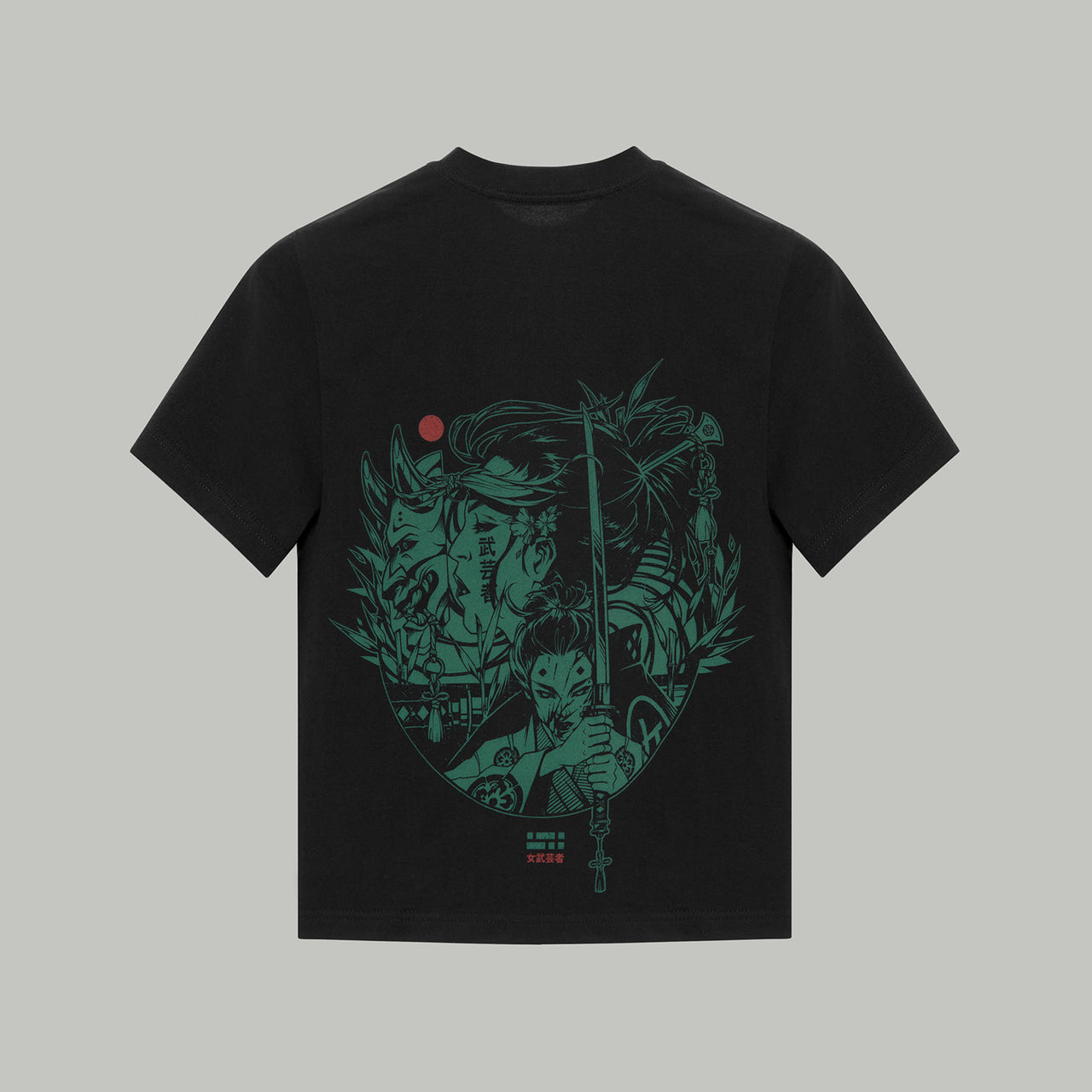 Onna-Bugeisha Women T-Shirt RD-OBWTS BLACK