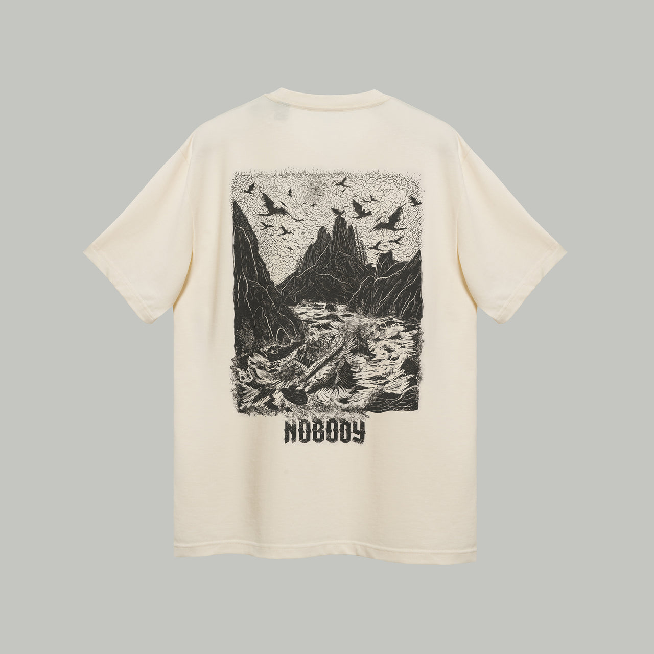 NOBODY T-Shirt RD-NBDTS WHITE