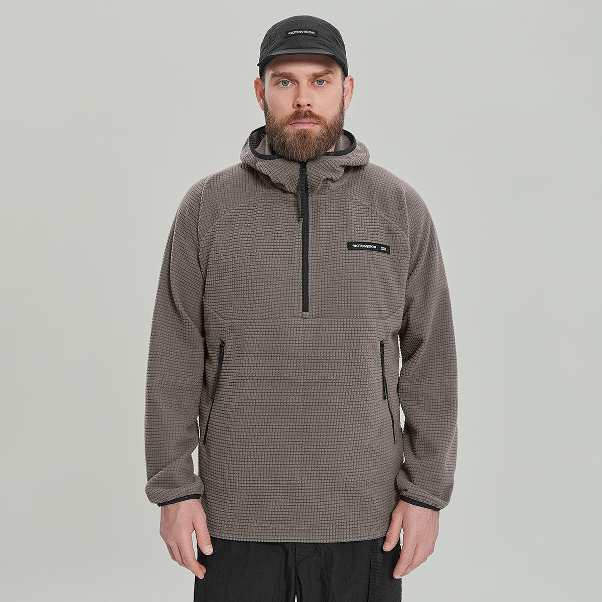 Half Zip Fleece Hoodie Gen.2 RD-HZFH_GEN.2 GREY