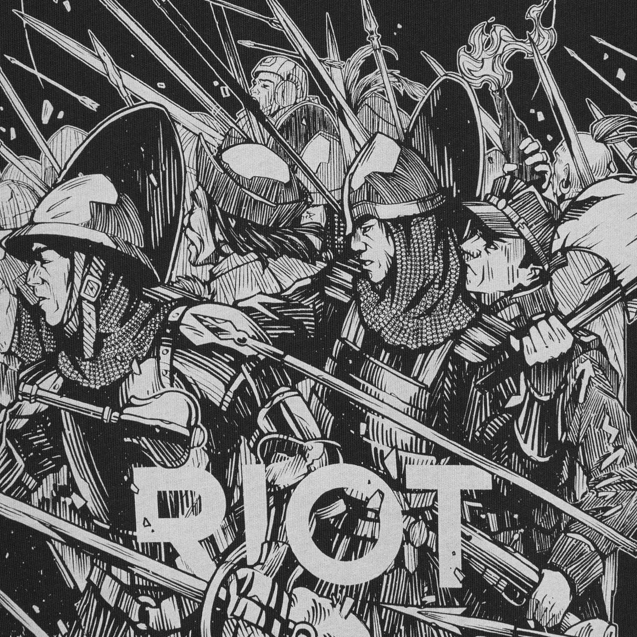 Tradition Of RIOT T-Shirt RD-TORTS BLACK