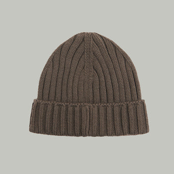 Merino Beanie Hat RD Logo RD-MRNBHRDL KHAKI