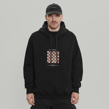 Chess Hoodie RD-CH BLACK