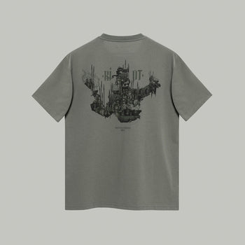 Steeled for Battle T-Shirt RD-SFBTS GREY