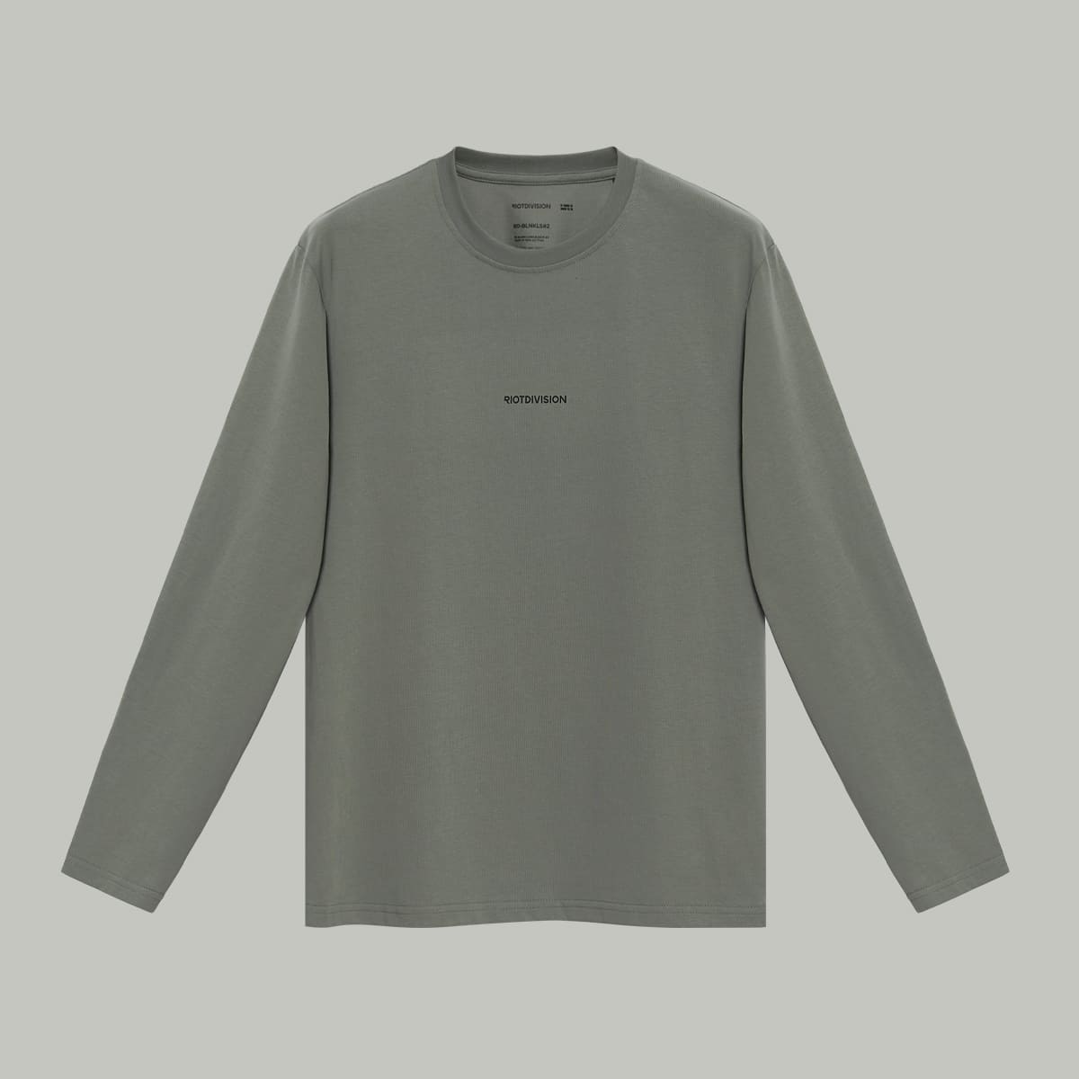 Blank Longsleeve #2 RD-BLNKLS#2 GREY KHAKI