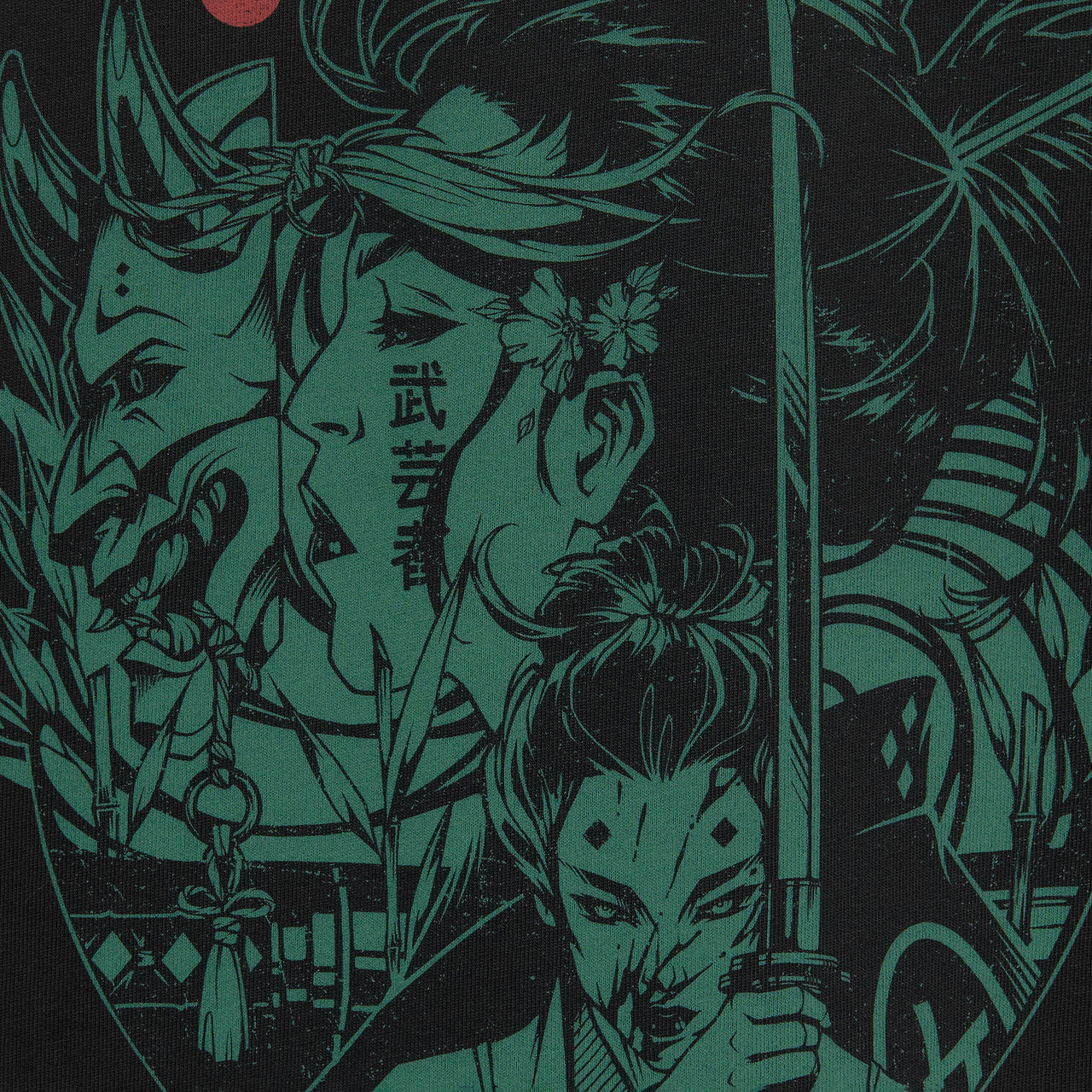 Onna-Bugeisha Women T-Shirt RD-OBWTS BLACK