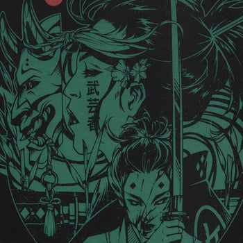 Onna-Bugeisha Women T-Shirt RD-OBWTS BLACK