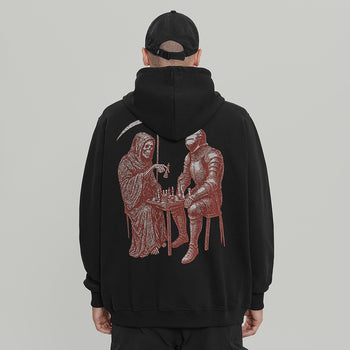 Chess Hoodie RD-CH BLACK