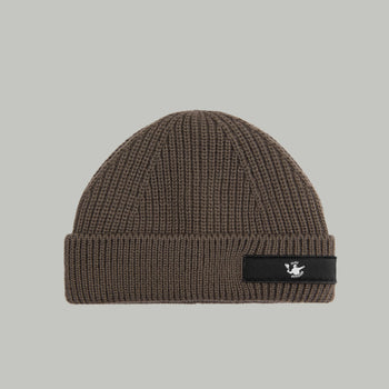Merino Short Beanie Hat RD Logo RD-MRNSBHRDL KHAKI