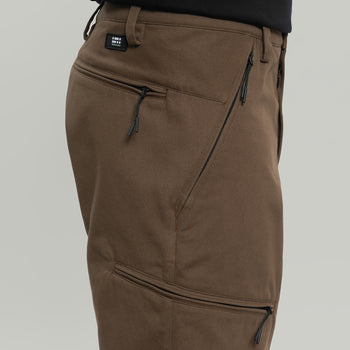 Civil Wide Cargo Cotton Pants Gen.1 RD-CWCCP_GEN.1 BROWN