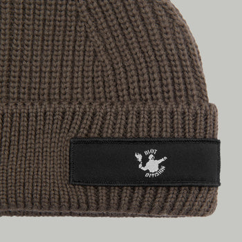 Merino Short Beanie Hat RD Logo RD-MRNSBHRDL KHAKI