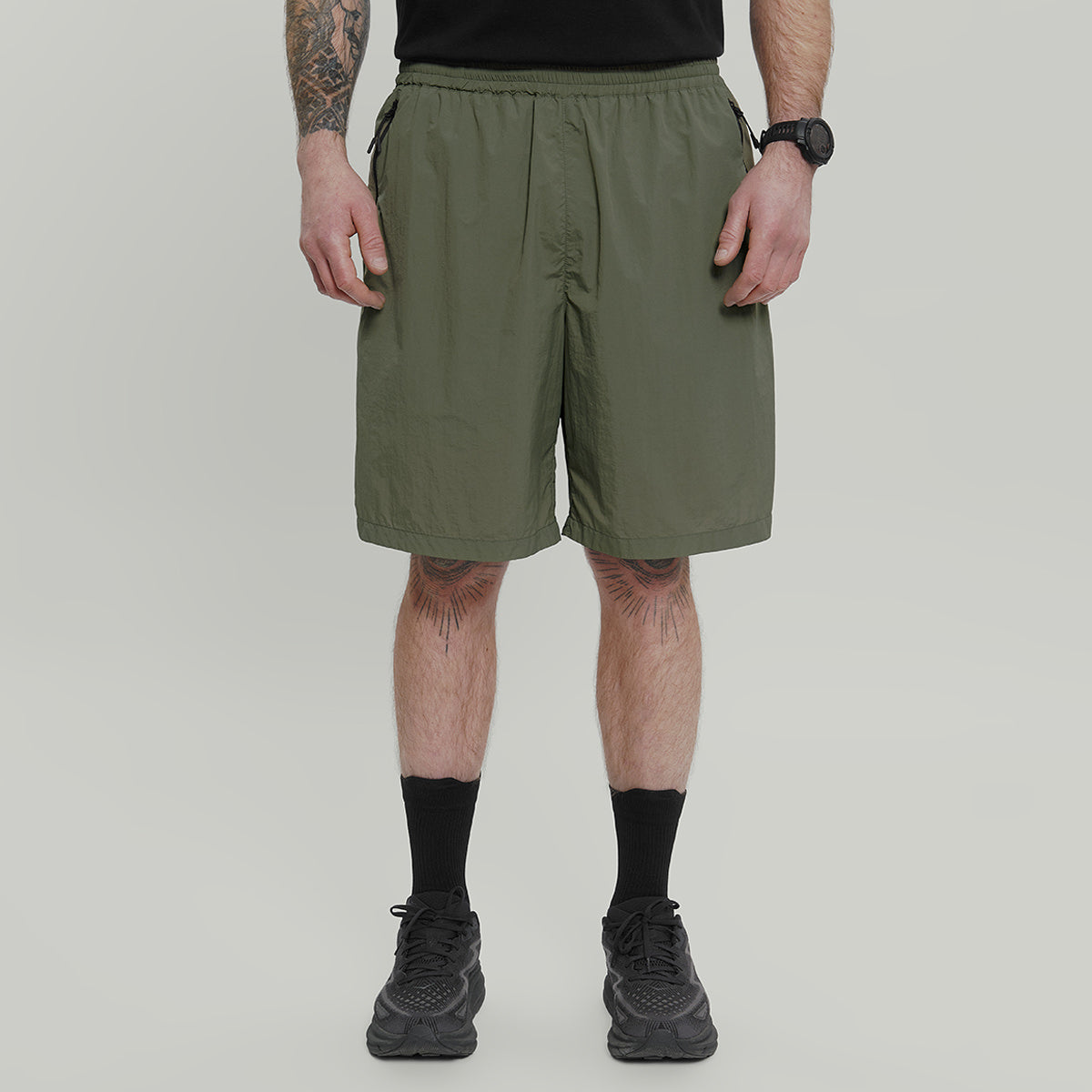 Lightweight Nylon Shorts With Airing Gen.1 RD-LNSWA_GEN.1 KHAKI
