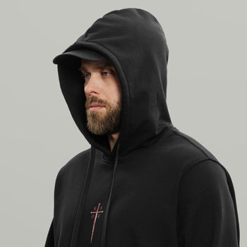 Trident Of Blades Hoodie RD-TRDBLDH BLACK