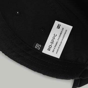 5 Panel Packable Cap RD-5PPC (CN) BLACK