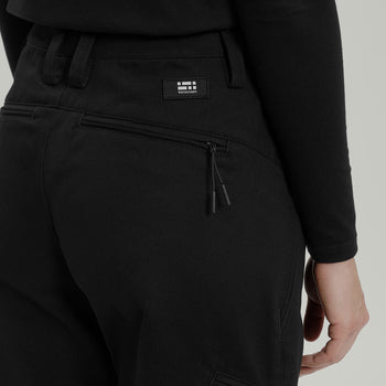 Civil Wide Cargo Cotton Pants Women Gen.2 RD-CWCCPW_GEN.2 BLACK