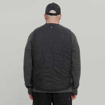 Diagonal Pocket Vest Gen.1 RD-DGNLPV_GEN.1 (FW25) BLACK