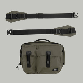 3CH0 2 Pockets Waist Bag Gen.1 RD-3CH02PWB_GEN.1 KHAKI