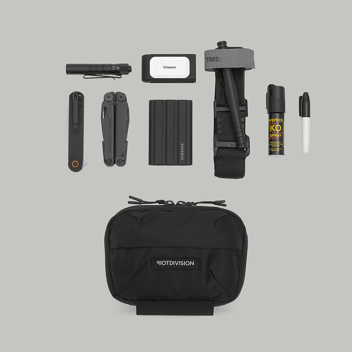 EDC Utility Pouch Gen.1 RD-EDCUP_GEN.1 (FW25) BLACK