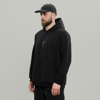 Trident Of Blades Hoodie RD-TRDBLDH BLACK